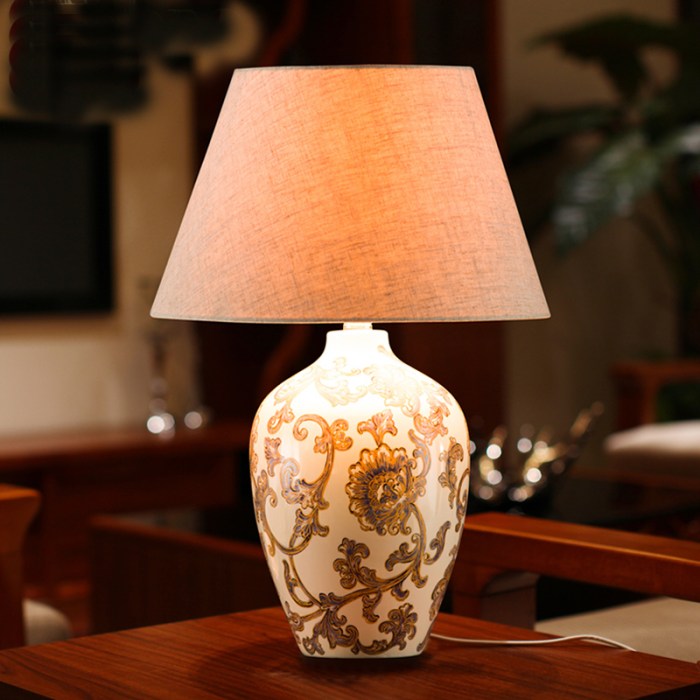 Lamps table living room ceramic lamp modern traditional ideas decor